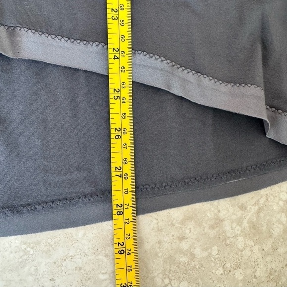 Maria Bianca Nero Gray Scoop Neck Long Sleeve Silk Trim Womens Size M Vintage - Picture 11 of 14